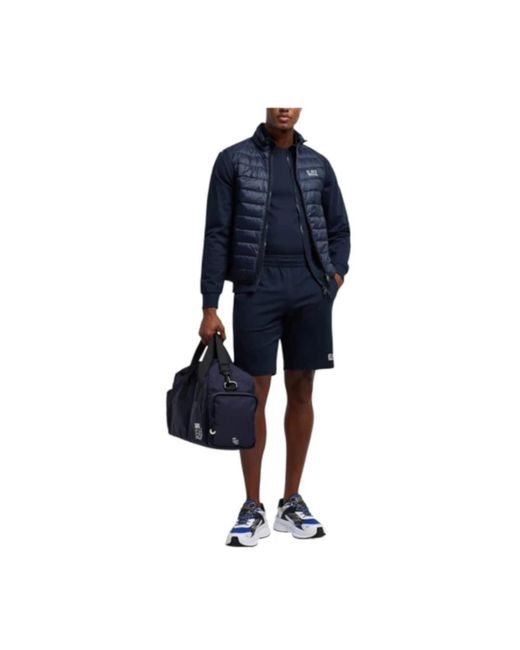 EA7 Core Identity Packable Gilet in het Blue voor heren
