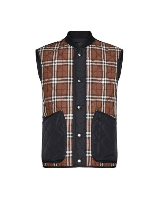 Burberry Black Vests for men