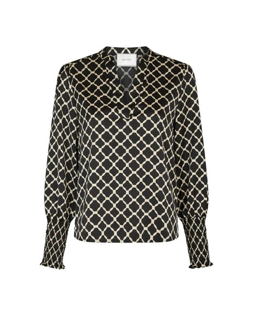 Neo Noir Overhemden ,Zwart ,Blouses in het Black