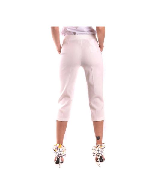 Moschino Pink Cropped Trousers
