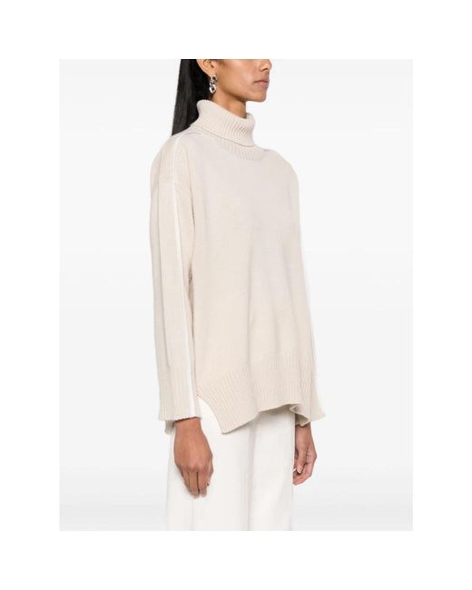 Lorena Antoniazzi White Turtlenecks