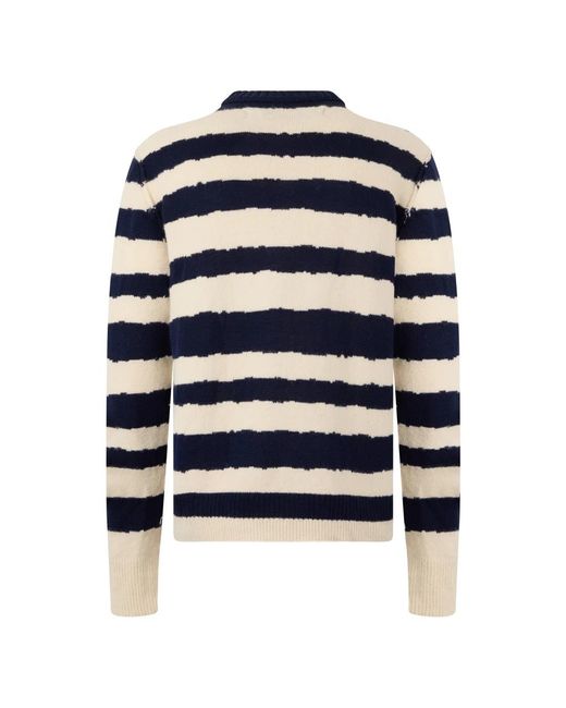 DIESEL Blue Round-Neck Knitwear for men