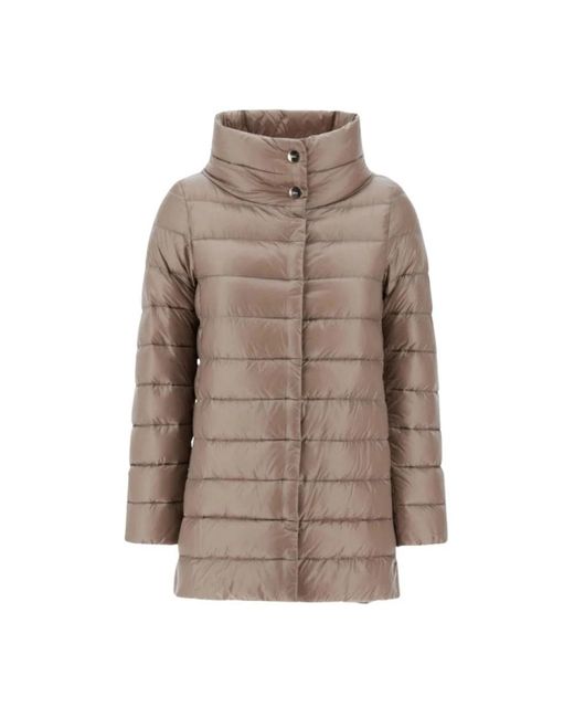 Down Coats Herno en coloris Brown