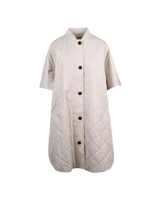 Max Mara Natural Single-Breasted Coats