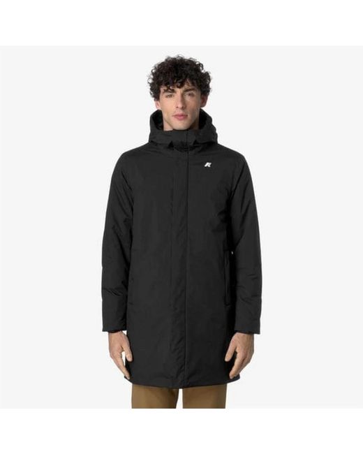 K-Way Parka in het Black voor heren