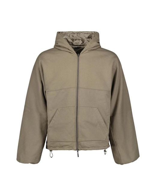 Giacca in cotone con cappuccio e zip di Dior in Green da Uomo