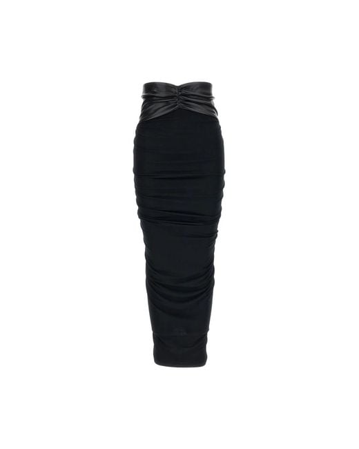 ANDAMANE Black Pencil Skirts