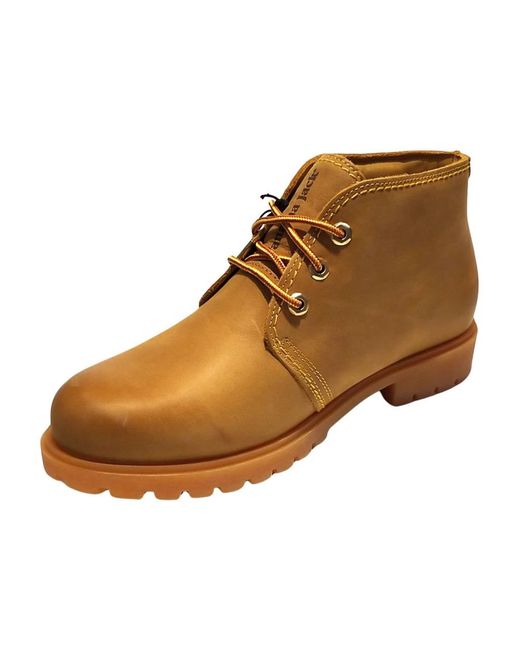 Panama Jack Brown Lace-Up Boots for men