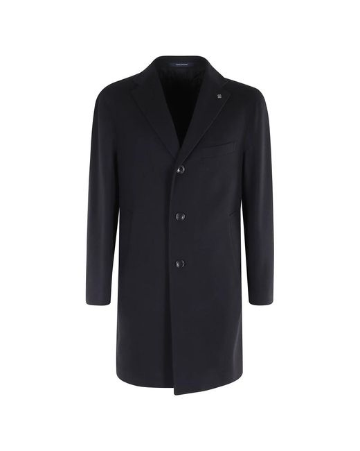 Single-Breasted Coats Tagliatore de hombre de color Black