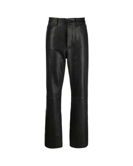 3x1 Black Straight Trousers
