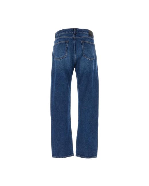Off-White c/o Virgil Abloh Blue Straight Jeans for men