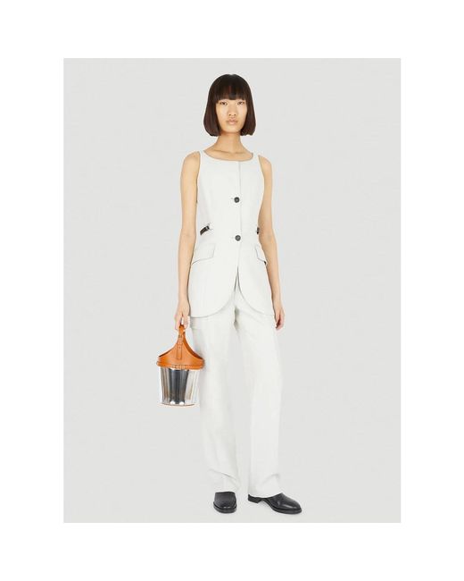 DURAZZI MILANO White Waistcoats