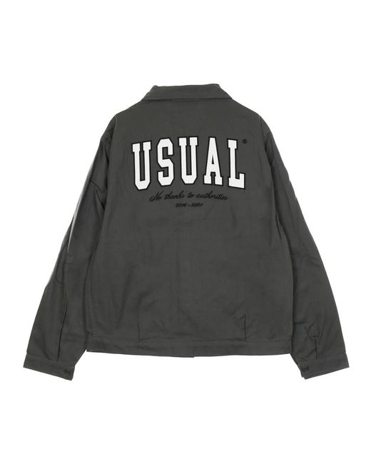 Light Jackets USUAL de hombre de color Green
