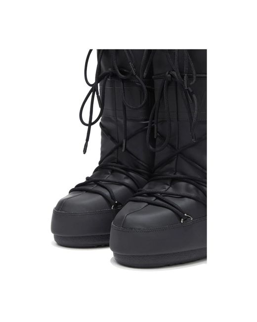 Moon Boot Icon Rubber Boot in Black für Herren