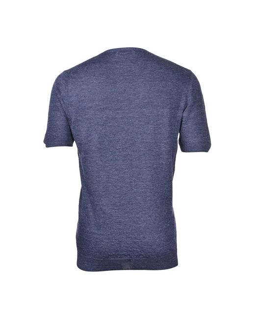 Paolo Fiorillo Blue T-Shirts for men