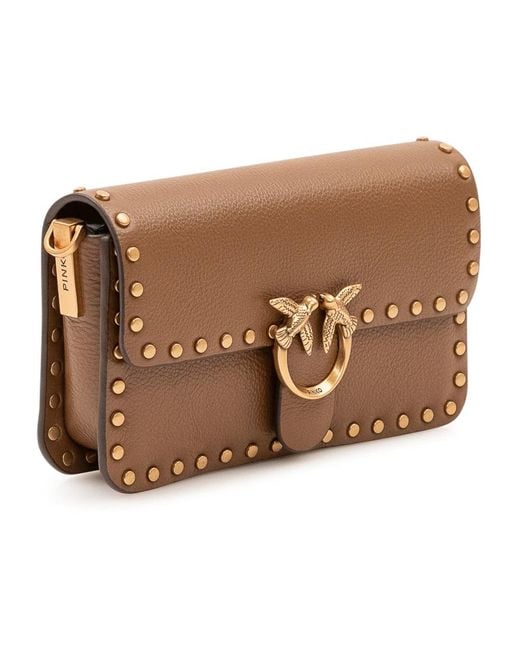 Pinko Brown Shoulder Bags