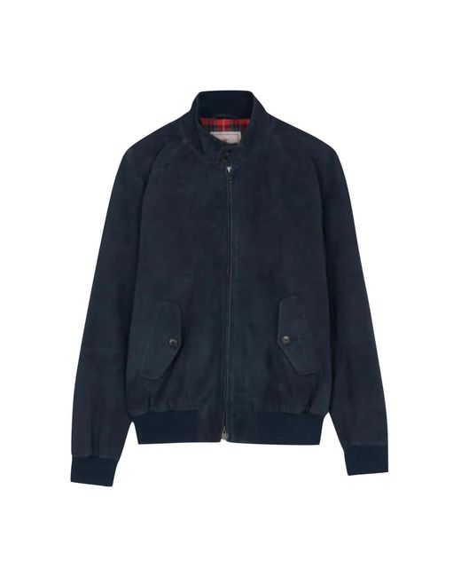 Baracuta Blue Leather Jackets for men