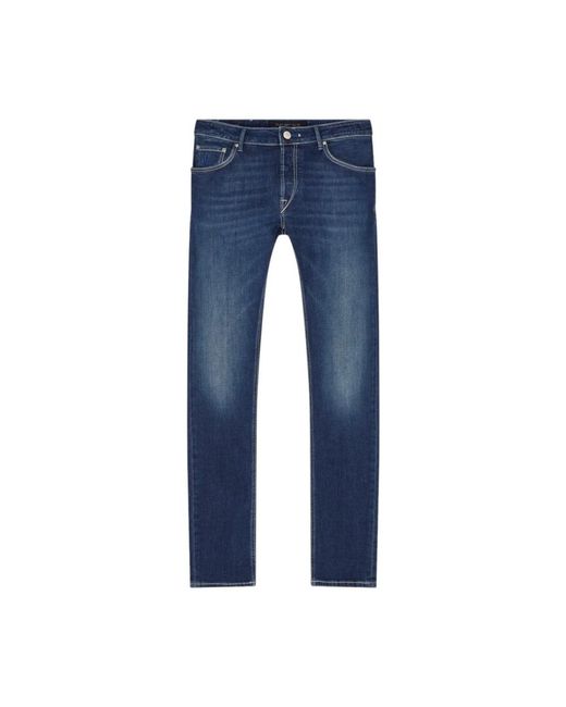 Jeans in denim classico per l'uso quotidiano di Hand Picked in Blue da Uomo