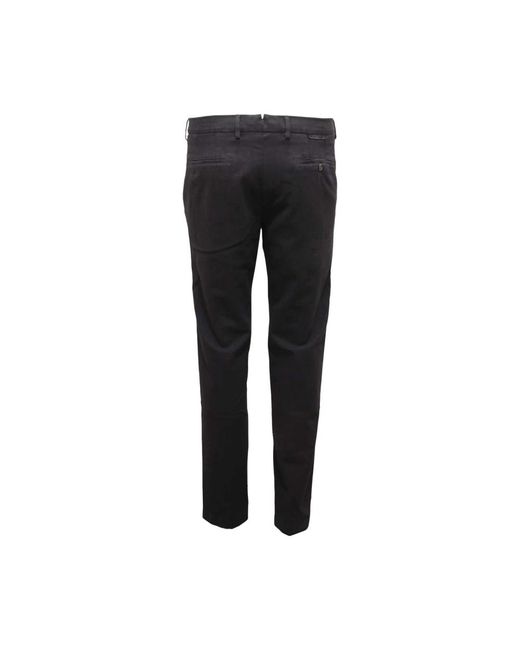BERWICK 1707 Black Chinos for men