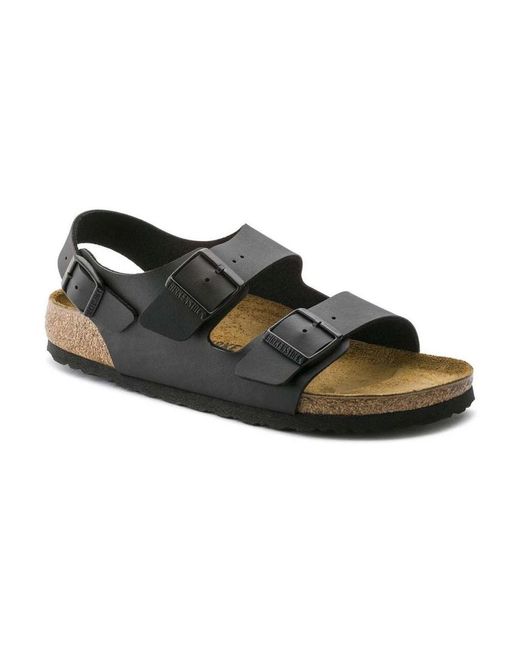 Birkenstock Black Sliders for men