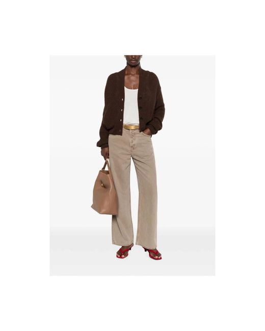 Closed Cardigans in het Brown