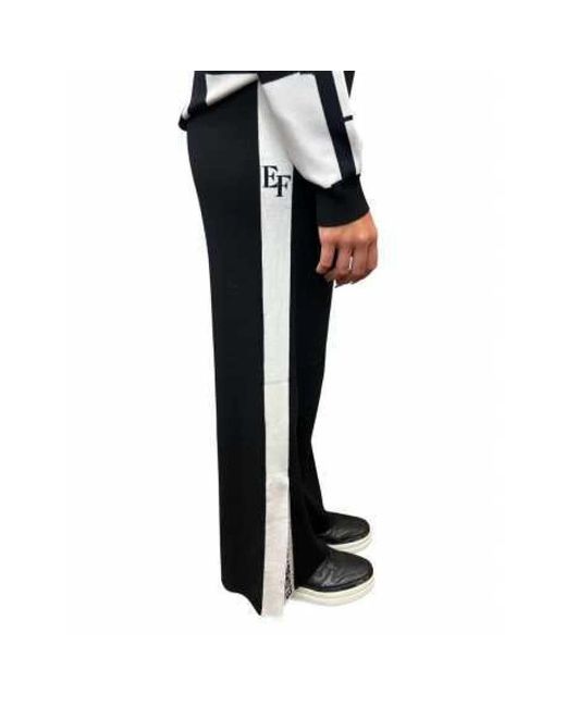 Elisabetta Franchi Black Sweatpants