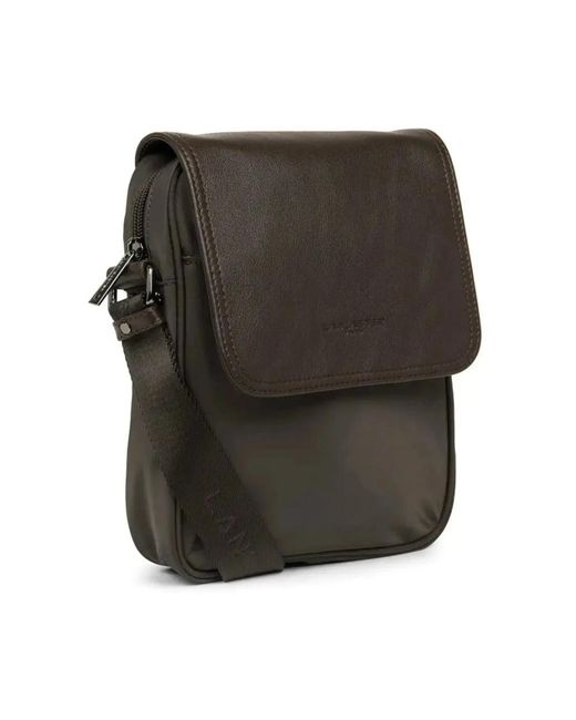 Lancaster Gray Cross Body Messenger for men