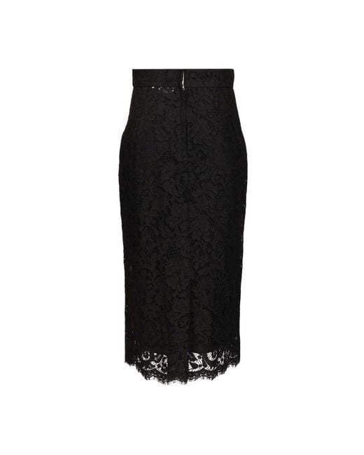 Dolce & Gabbana Black Midi Skirts