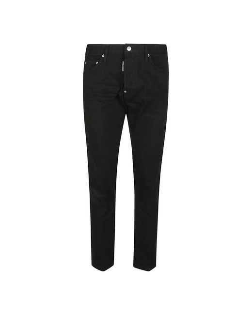 DSquared² Black Slim-Fit Jeans for men