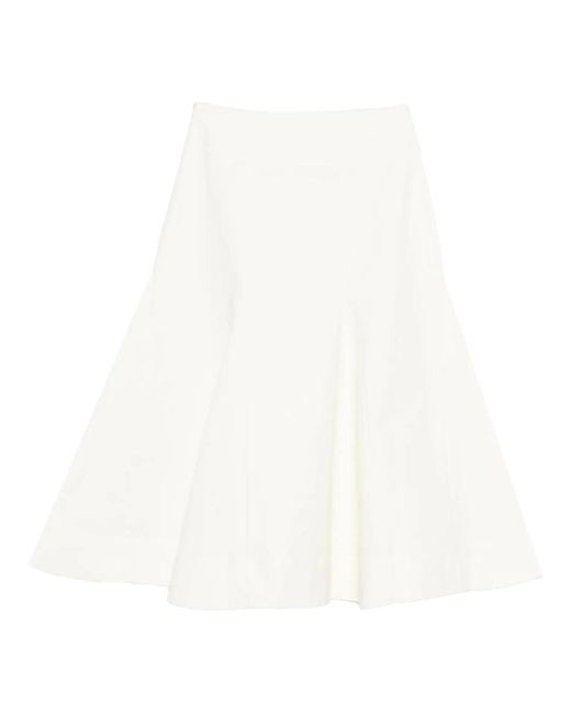 Rohe White Midi Skirts