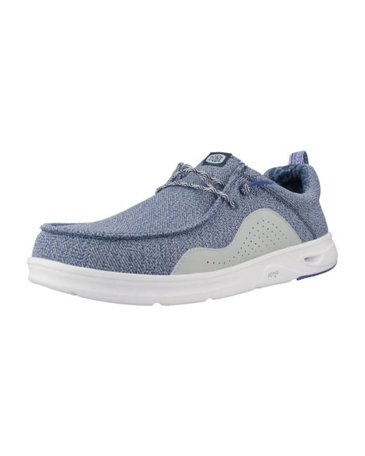 HeyDude Blue Laced Shoes for men