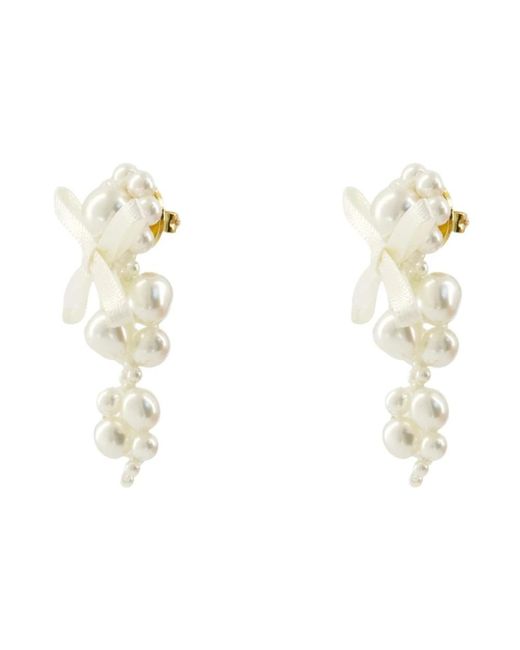 Earrings Simone Rocha de color White