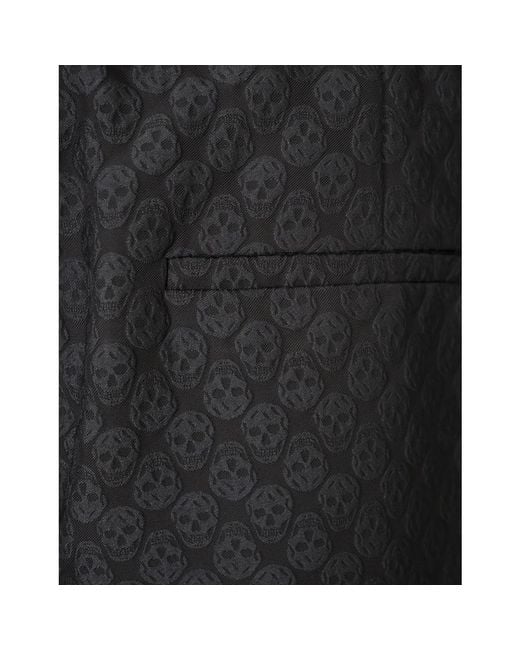 Alexander McQueen Schwarze Hose Mit Viskose Und Polyester in Black für Herren