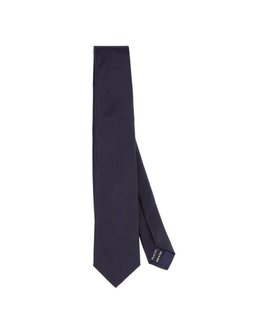 Ties di Tagliatore in Blue da Uomo