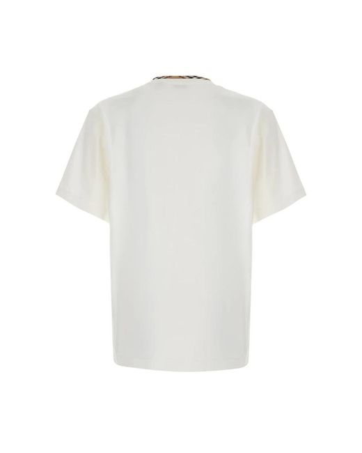 Burberry White T-Shirts for men