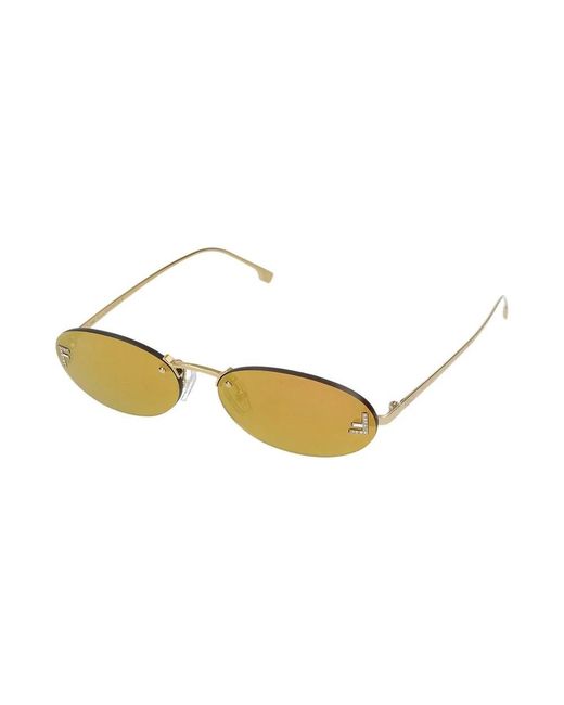 Fendi Yellow Sunglasses