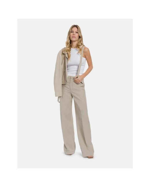 Dondup Natural Wide Trousers
