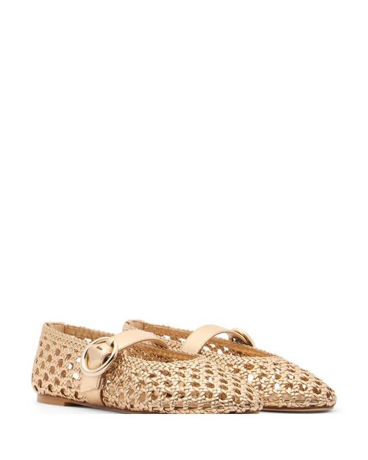 Stuart Weitzman Natural Thea Mary Jane