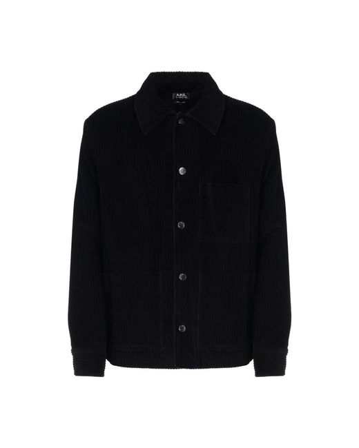 A.P.C. Emile Jacket in het Black voor heren