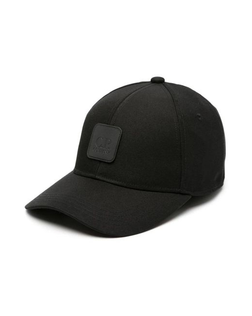 C P Company Black Caps for men