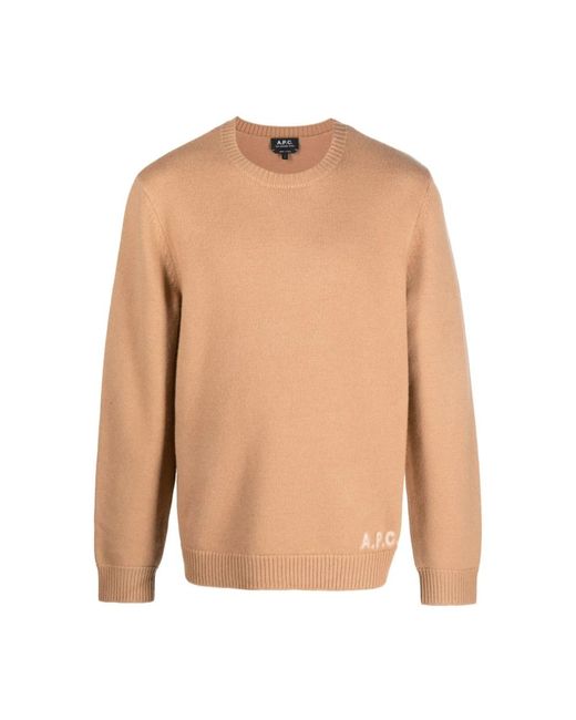 A.P.C. Gilets in het Natural voor heren