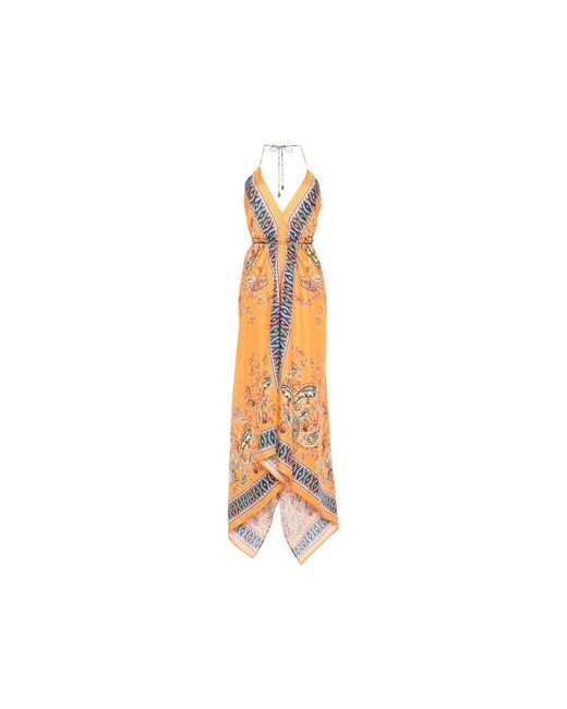 Etro Metallic Kleid