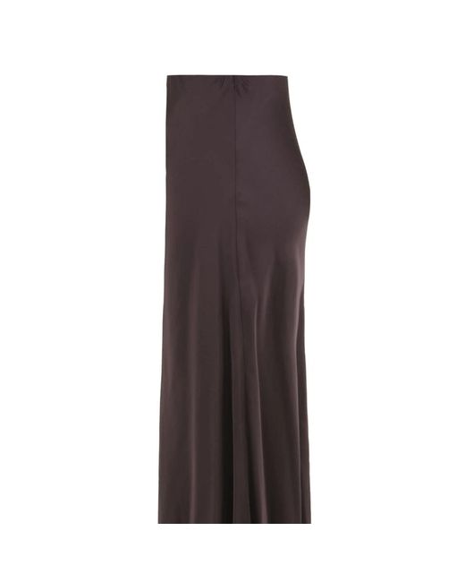 Douuod Woman Brown Maxi Skirts
