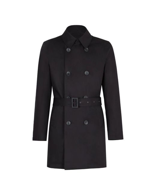 Herno Klassischer Baumwoll-Trenchcoat in Black für Herren