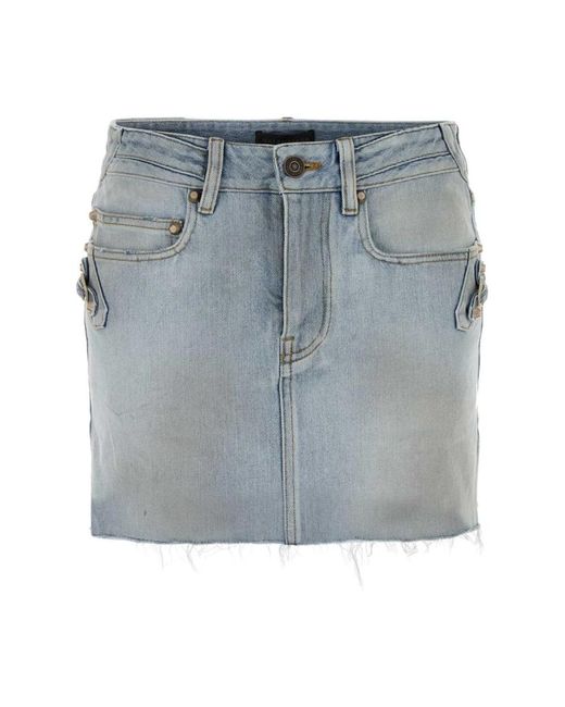 Balenciaga Blue Denim Skirts