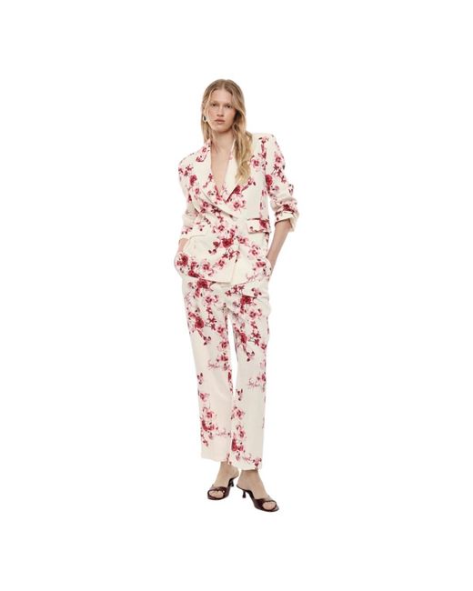 Imperial Pink Cropped Trousers