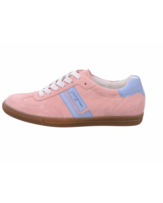 Paul Green Pink Moderner Unifarben Erwachsene Sneaker