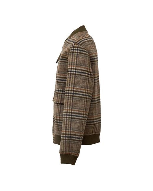 Bomber Jackets di Amaranto in Brown da Uomo