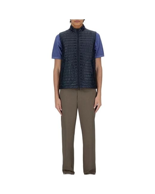 Herno Blue Waistcoats for men
