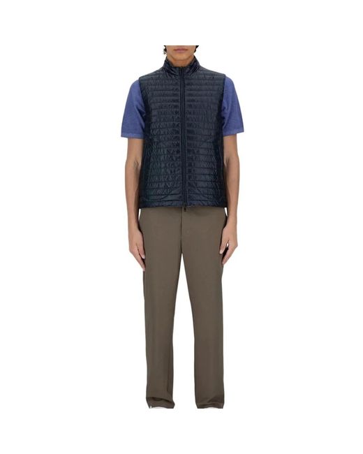 Herno Blue Waistcoats for men